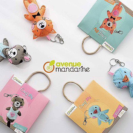 CF KIT CREATIV BRODERIE VULPEA ELLIOTT MINI COUZ'IN COLLECTION KC047C [4]