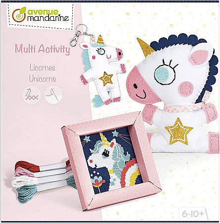 CF KIT CREATIV MULTI ACTIVITY UNICORNS AVENUE MANDARINE KC113C [0]