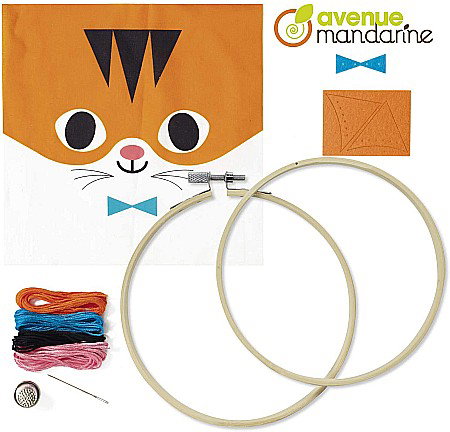KIT CREATIV BRODERIE PIX'GALLERY TAMBURINA PISICA KC118C [2]