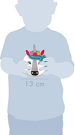 KIT CREATIV BRODERIE PIX'GALLERY TAMBURINA UNICORN KC120C [3]