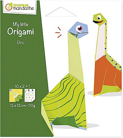 DE SEZON - CF KIT CREATIV MY LITTLE ORIGAMI - DINOZAUR AVENUE MANDARINE OR517C