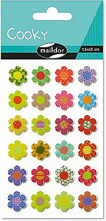 HOBBY - CF STICKER 3D COOKY 7.5*12CM MAILDOR FLORI CY021O