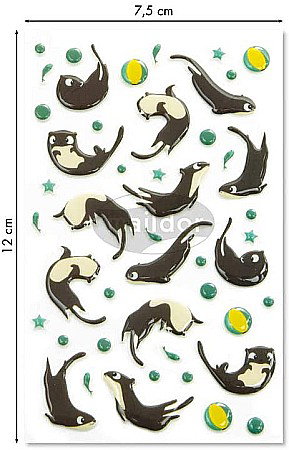 CF STICKER 3D COOKY 7.5*12CM MAILDOR VIDRE CY096C [1]