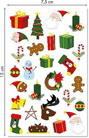 CF STICKER 3D COOKY 7.5*12CM MAILDOR MOTIV CRACIUN CY153C [1]