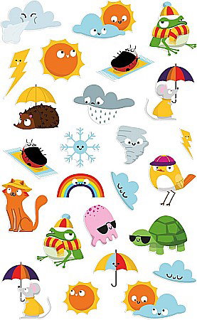 CF STICKER 3D COOKY 7.5*12CM MAILDOR VREMEA CY156C [1]