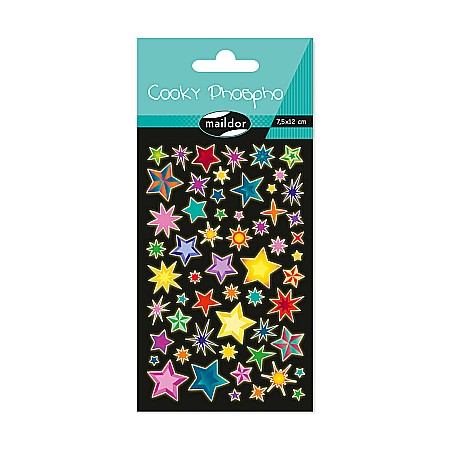 CF STICKER 3D COOKY 7.5*12CM MAILDOR GLOW IN THE DARK STELE CY161C [0]