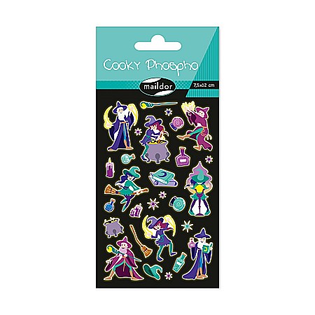 Stickere Decorative - CF STICKER 3D COOKY 7.5*12CM MAILDOR GLOW IN THE DARK MAGIE CY168C