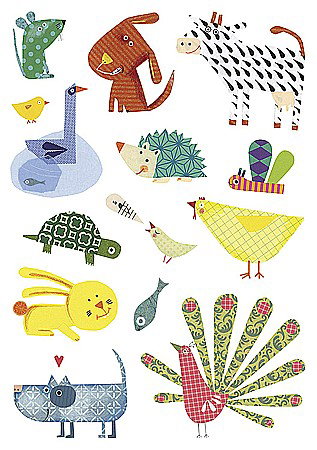 Etichete scolare si stickere - CF STICKER BABY 14.8*21CM ANIMALE AE031O