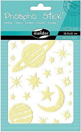Etichete scolare si stickere - CF STICKER PHOSPHO 10.5*16CM MAILDOR PLANETE AE078O