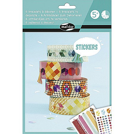 Etichete scolare si stickere - CF STICKERE CREATIVE BRATARI AF018C