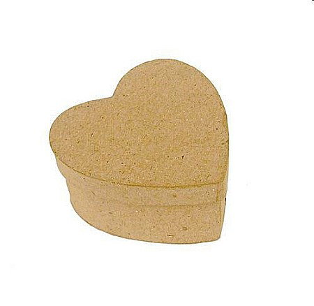 Cutii din carton presat - CF CUTIE INIMA PAPIER MACHE 5*5*3CM MINI BT502O
