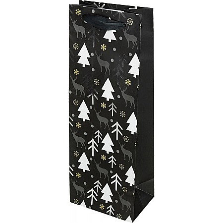 Cutii, Sacose, Pungi, Ambalaje Christmas - EU SACOSA CADOU CRACIUN STICLA 13 x 36 x 9 cm CLASIC 71214