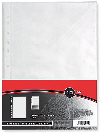 Folii de protectie pentru documente - EU FOLIE PROTECTIE A4 40 MICRONI 10/SET 20101