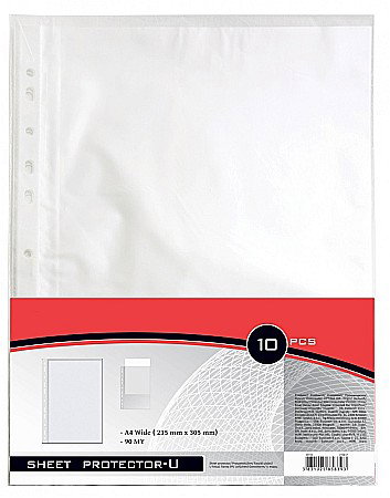 Folii de protectie pentru documente - FOLIE PROTECTIE A4 90 MICRONI 10/SET 20104