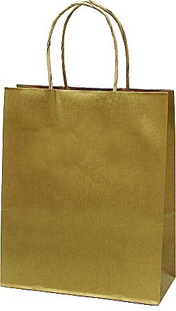 Sacose - SACOSA AURIE 22*25*10CM, DE HARTIE KRAFT GROASA 220GR/M2, CU MANER RASUCIT REZISTENT, 71441