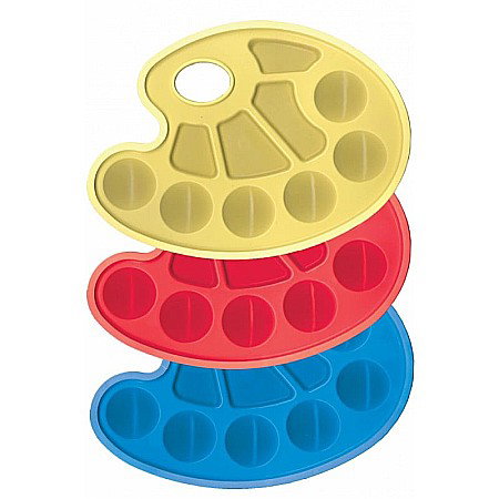 Pahare, palete si sorturi pictura copii - EU PALETA PLASTIC COLOR PENTRU PICTURA 10 COMPARTIMENTE 54286
