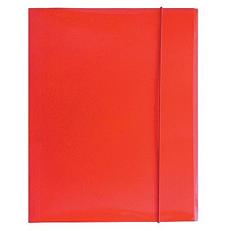 Mape carton cu elastic - DOSAR CARTON A4 CU ELASTIC ROSU 60582