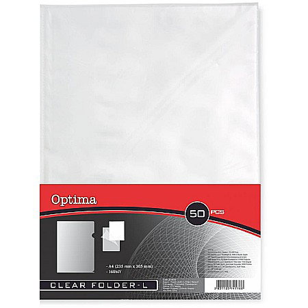 ORGANIZARE SI ARHIVARE - EU FOLIE PROTECTIE A4 DESCHIDERE L 160 MICRONI 50/SET 20160/A