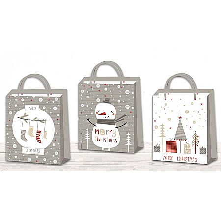 Cutii, Sacose, Pungi, Ambalaje Christmas - EU SACOSA CADOU CRACIUN 26*32*12CM DIVERSE MODELE L 75125
