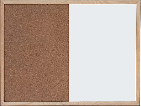 Whiteboarduri - EU WHITEBOARD SI PANOU PLUTA 30*40 RAMA LEMN 22371