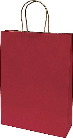 Sacose - SACOSA BORDO 26*35*8CM, DE HARTIE KRAFT GROASA 220GR/M2, CU MANER RASUCIT REZISTENT, 71635