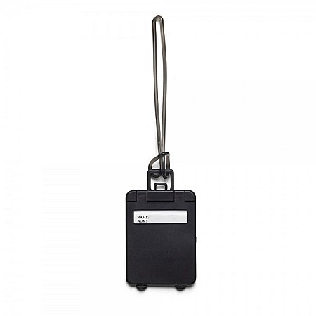 EU ETICHETA PENTRU BAGAJ CALATORIE NEAGRA 5.5x9.5 cm 7380202 [0]