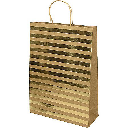 EU SACOSA CADOU 31*42*11CM MODEL KRAFT&GOLD J 75064 [2]