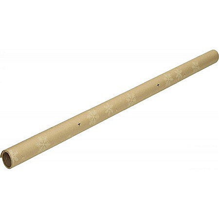 EU HARTIE AMBALAJ CRACIUN 200*70 CM NATUR CU STELUTE 76095 [1]