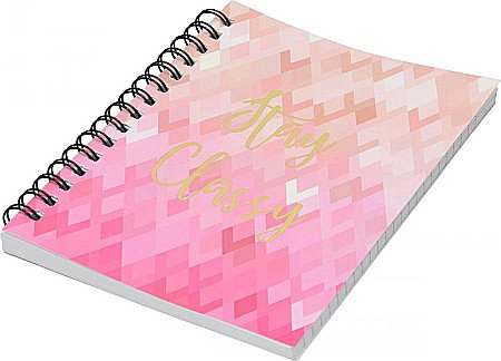Blocnotes - EU NOTES A5 64F CU SPIRA PINK DR 529351