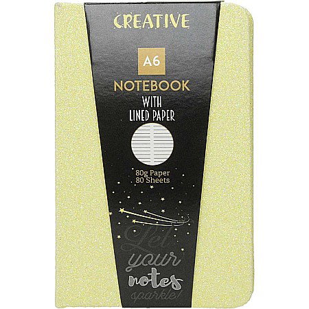 NOTES GLITTER A6, 96F, LINII, DIVERSE CULORI 52947 [1]