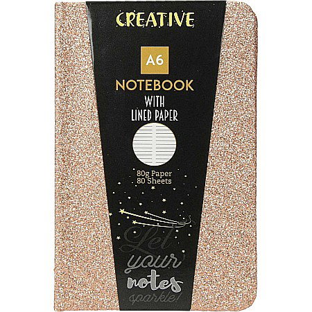 NOTES GLITTER A6, 96F, LINII, DIVERSE CULORI 52947 [2]
