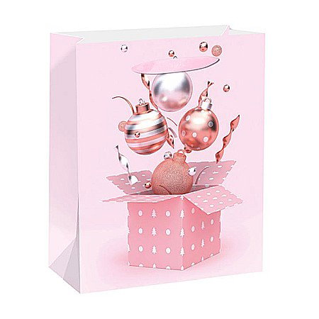 Cutii, Sacose, Pungi, Ambalaje Christmas - EU SACOSA CADOU CRACIUN 14*14*6,5CM S  71131