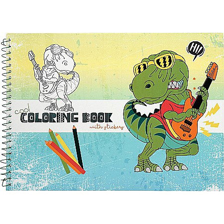 Carti de Colorat pentru copii - EU CARTE COLORAT A4 21F CREATIVE COOL 75300