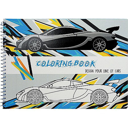 Carti de Colorat pentru copii - EU CARTE COLORAT A4 31F CREATIVE CARS 75096