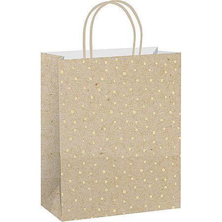 Cutii, Sacose, Pungi, Ambalaje Christmas - EU SACOSA CADOU CRACIUN NATUR 23*18*10CM 77567