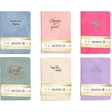 Carnetele, notesuri pt studenti - NOTES A6 120F QUOTES DIVERSE CULORI 778014