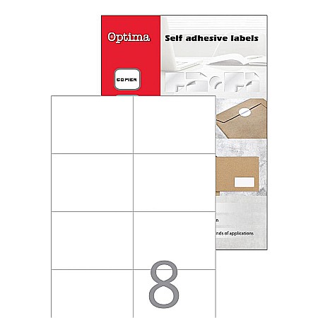 HARTIE PRODUSE DIN HARTIE - EU ETICHETE AUTOADEZIVE 8/A4 105*74MM 100COLI/SET 32103