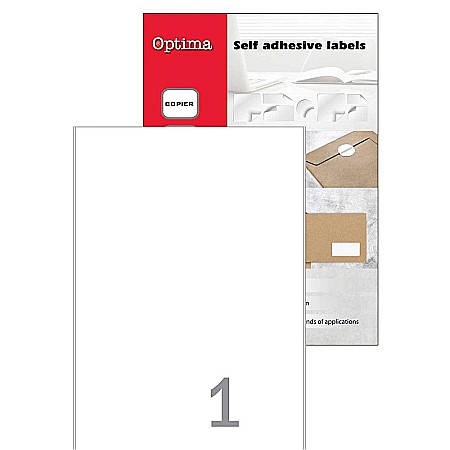 HARTIE PRODUSE DIN HARTIE - EU ETICHETE AUTOADEZIVE 1/A4 210*297MM 100COLI/SET 32107