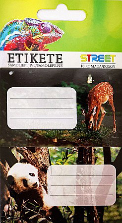 RECHIZITE SCOLARE IPB - EU ETICHETE SCOLARE AUTOADEZIVE 9/SET ANIMAL WILD 23326/213289