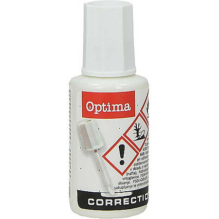 Corector fluid cu pasta corectoare - EU FLUID CORECTOR 20ML CU PENSULA 29358