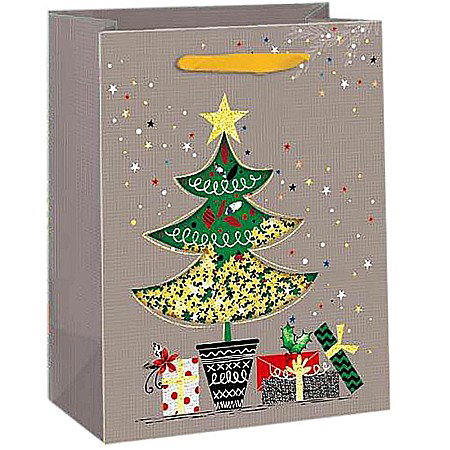 EU SACOSA CADOU CRACIUN CU CONFETTI  34*26*12 CM 238580 [2]