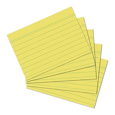 BR INDEX CARD A5 100/SET, DR, GALBEN 2250110 [2]