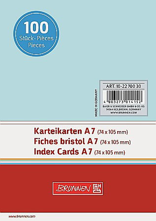 Martisor si 8 Martie - BR INDEX CARD A7 100/SET ALBASTRU VE 2270030