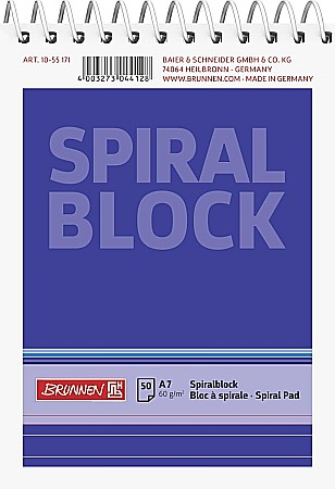 Blocnotes - BR NOTES A7 50F SPIRA LINII 55171