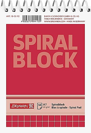 Blocnotes - BR NOTES A7 50F SPIRA PATRATELE 55172