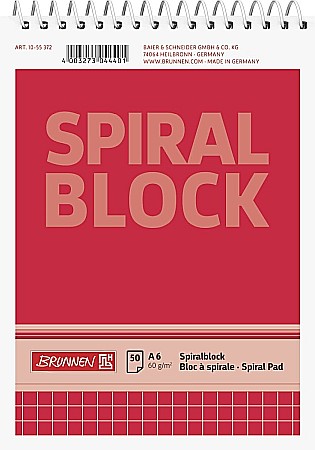 Blocnotes - BR NOTES A6 50F SPIRA PATRATELE 55372
