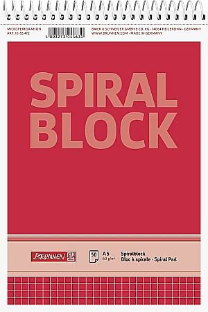 Blocnotes - BR NOTES A5 50F SPIRA PATRATELE 55472