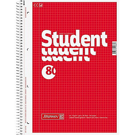 CAIET A4 80F SPIRA SI  PERFORATII ROSU PATRATELE 67942 [0]