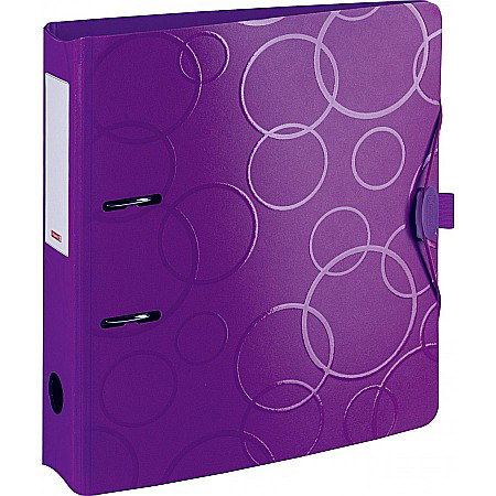 Bibliorafturi - BR BIBLIORAFT A4 7 CM PP COLOR CODE VIOLET 2042760