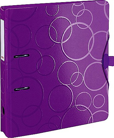 Bibliorafturi - BR BIBLIORAFT A4 5 CM PP VIOLET COLOR CODE 2042560